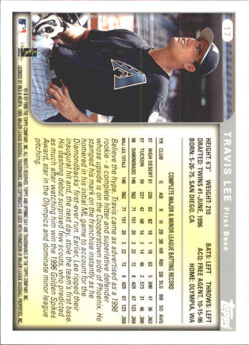 1999 Topps Opening Day Baseball - Picture 21 of 141