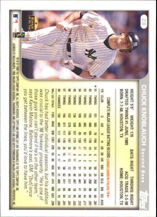 1999 Topps Opening Day Baseball - Picture 35 of 141