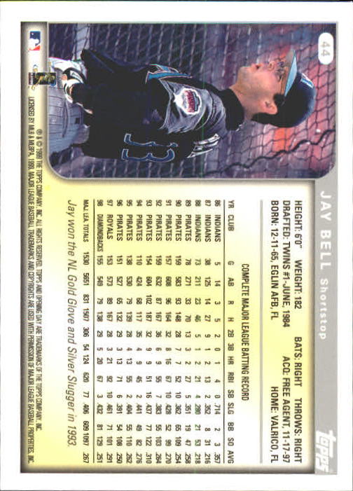1999 Topps Opening Day Baseball - Picture 47 of 141