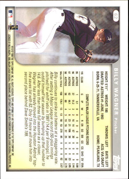 1999 Topps Opening Day Baseball - Picture 65 of 141