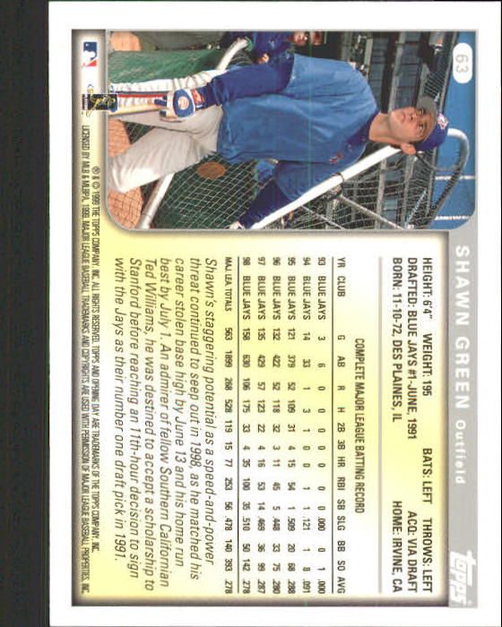 1999 Topps Opening Day Baseball - Picture 67 of 141