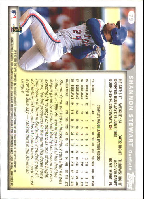 1999 Topps Opening Day Baseball - Picture 79 of 141