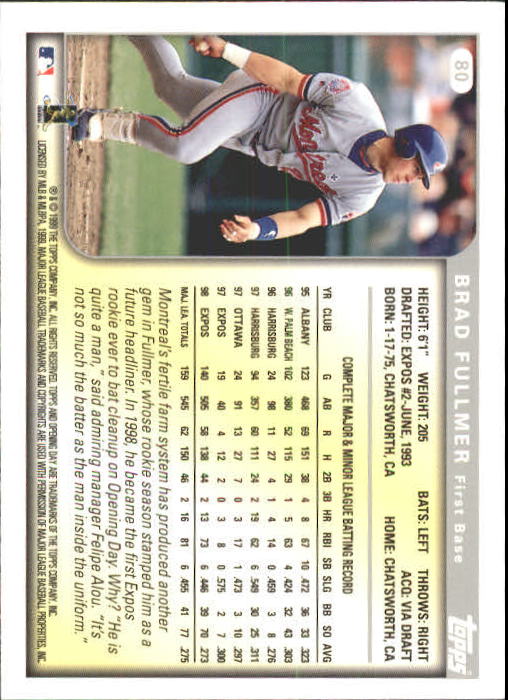 1999 Topps Opening Day Baseball - Picture 81 of 141