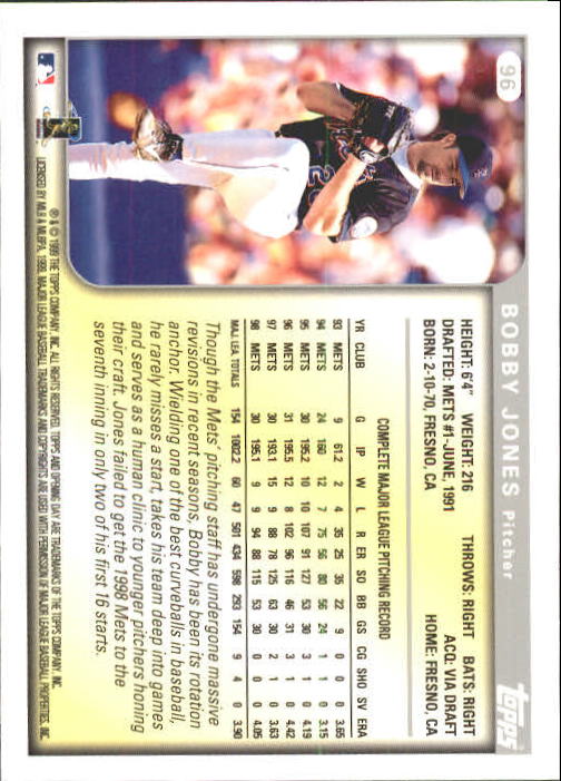 1999 Topps Opening Day Baseball - Picture 93 of 141