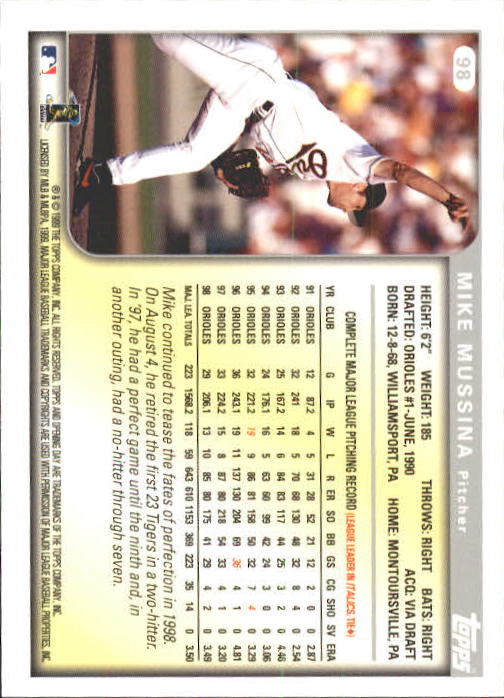 1999 Topps Opening Day Baseball - Picture 95 of 141