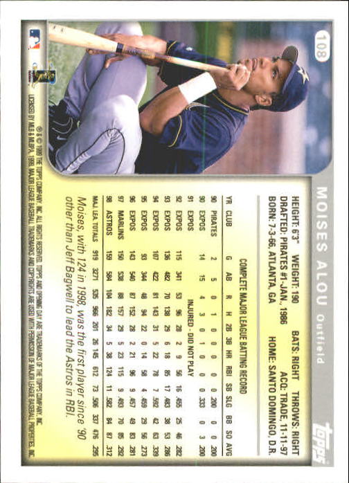 1999 Topps Opening Day Baseball - Picture 103 of 141