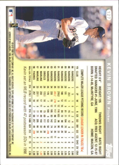 1999 Topps Opening Day Baseball - Picture 113 of 141