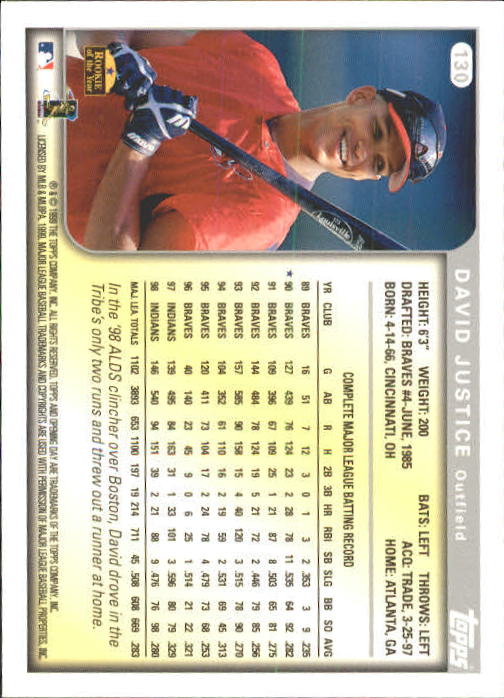 1999 Topps Opening Day Baseball - Picture 115 of 141