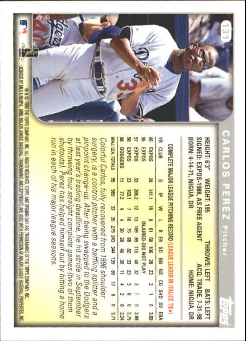 1999 Topps Opening Day Baseball - Picture 117 of 141