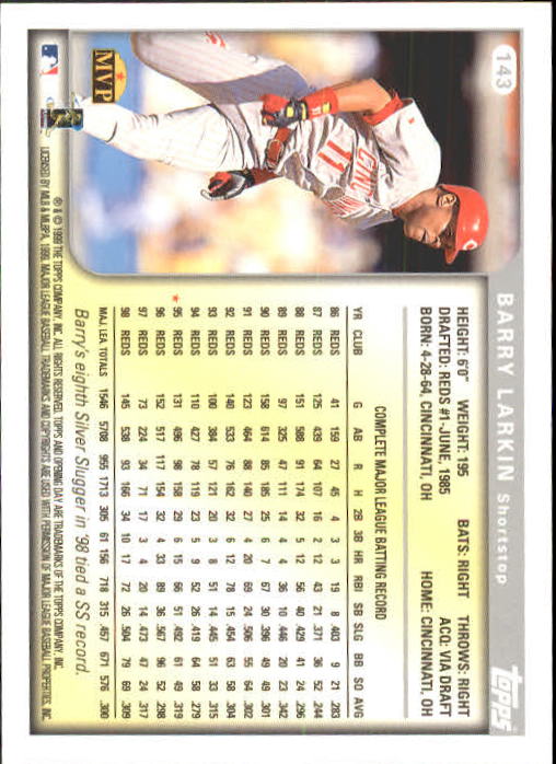 1999 Topps Opening Day Baseball - Picture 125 of 141