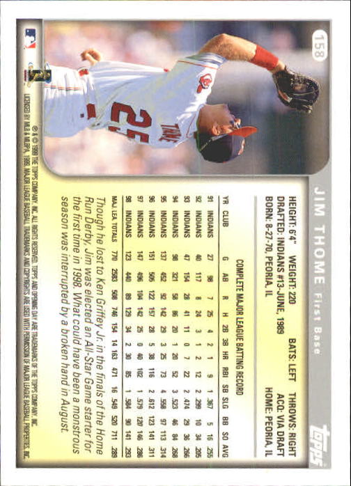 1999 Topps Opening Day Baseball - Picture 137 of 141