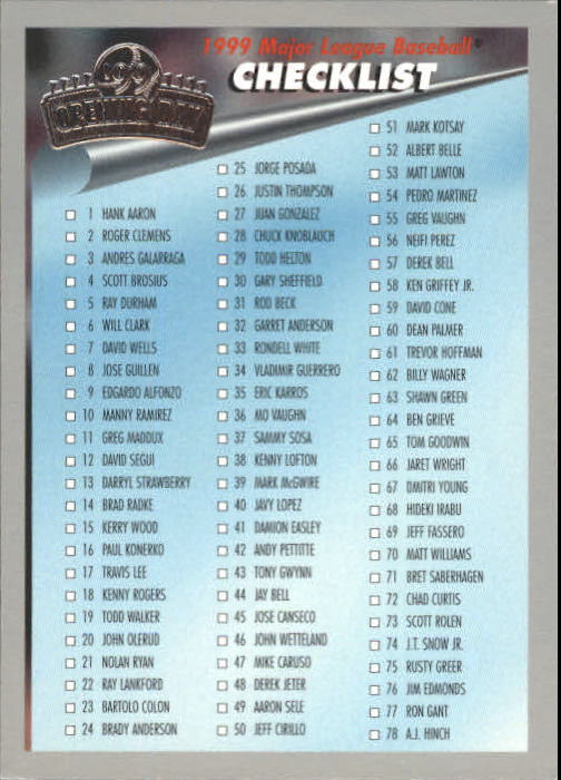 1999 Topps Opening Day Baseball - Picture 140 of 141