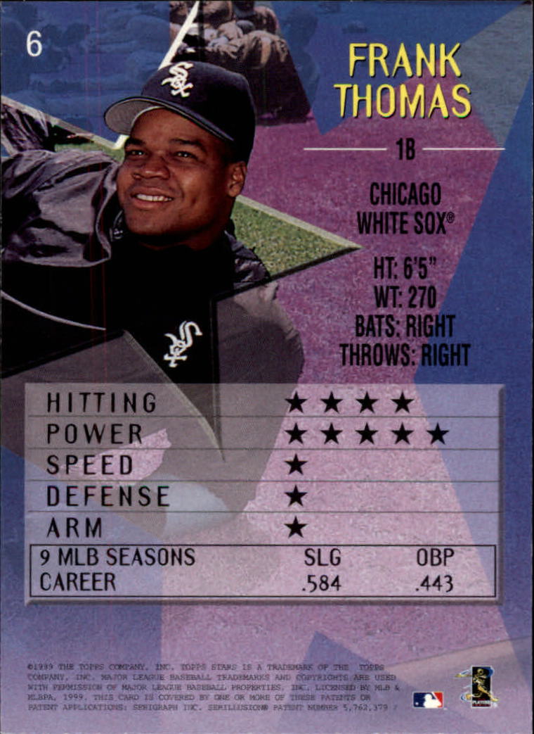 1999 Topps Stars Baseball - Picture 5 of 457
