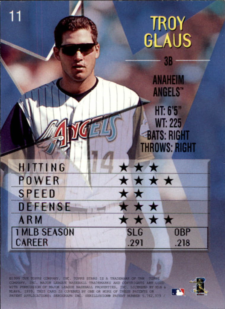 1999 Topps Stars Baseball - Picture 7 of 457