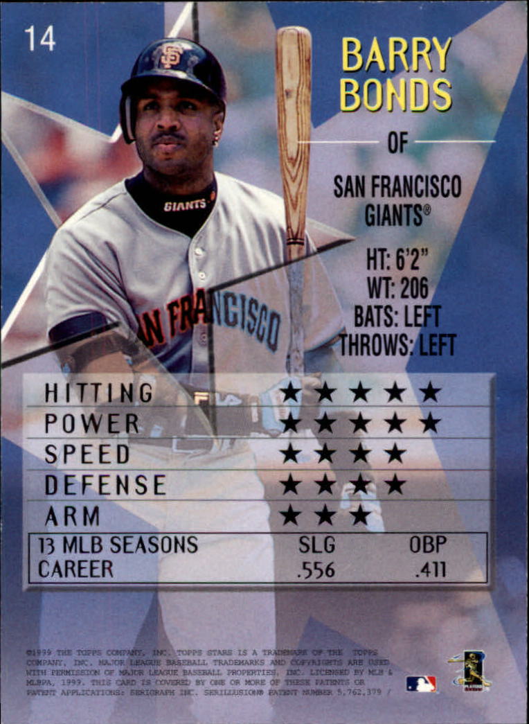 1999 Topps Stars Baseball - Picture 11 of 457