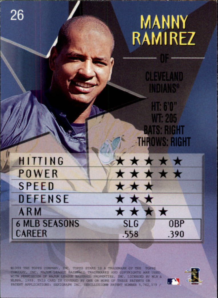 1999 Topps Stars Baseball - Picture 25 of 457