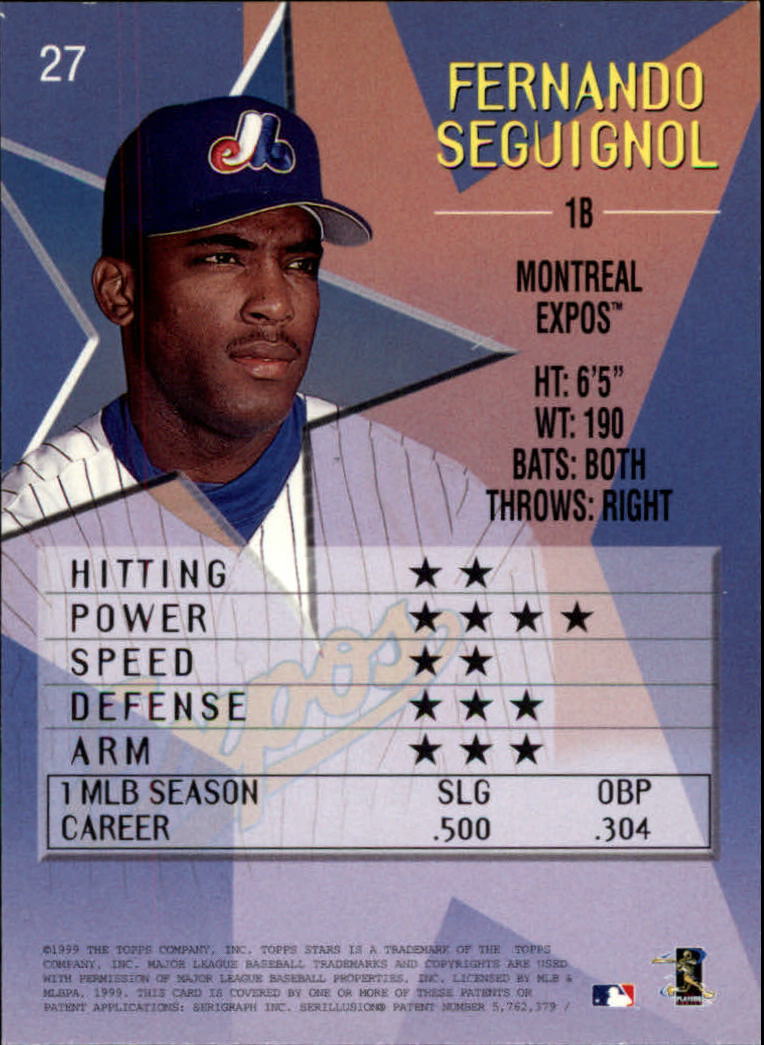 1999 Topps Stars Baseball - Picture 27 of 457