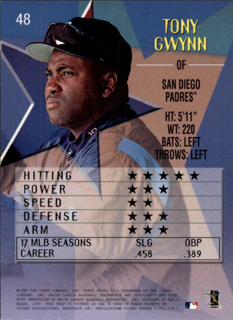 1999 Topps Stars Baseball - Picture 43 of 457