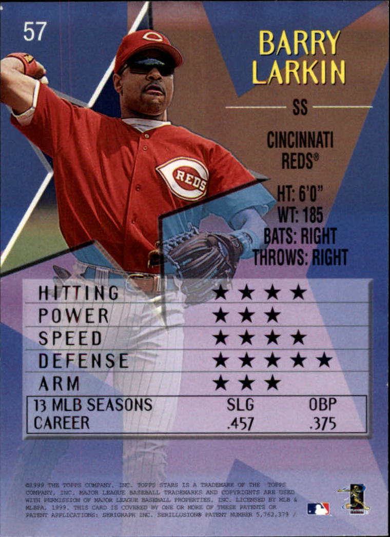 1999 Topps Stars Baseball - Picture 55 of 457