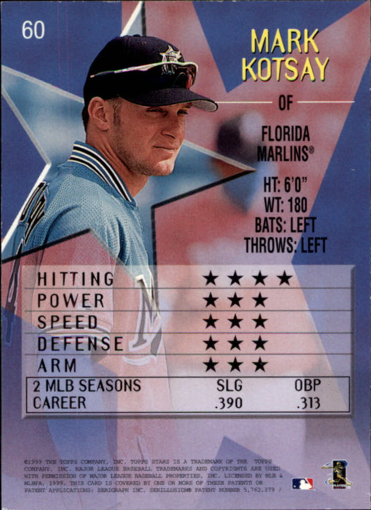 1999 Topps Stars Baseball - Picture 61 of 457
