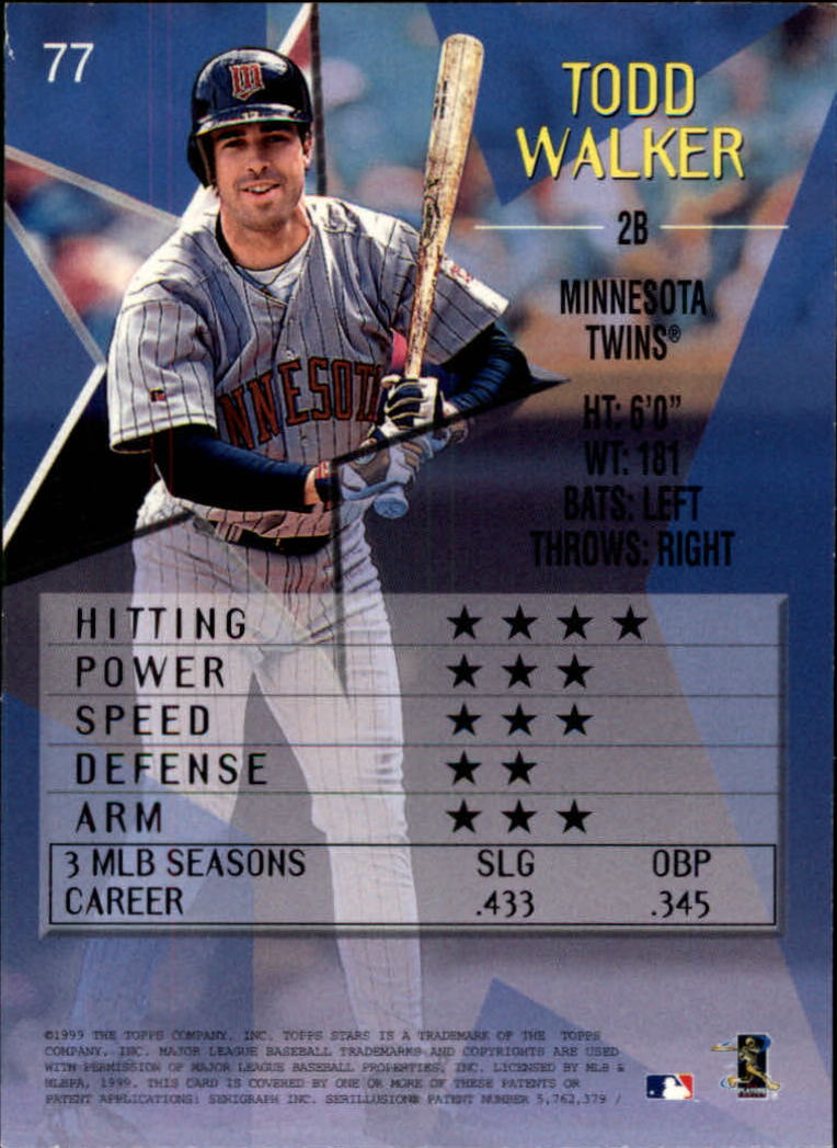1999 Topps Stars Baseball - Picture 85 of 457
