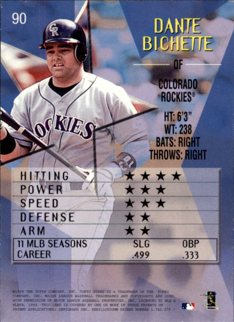 1999 Topps Stars Baseball - Picture 103 of 457