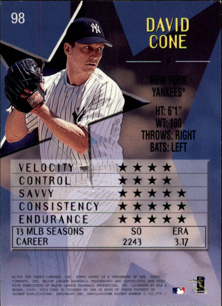 1999 Topps Stars Baseball - Picture 113 of 457