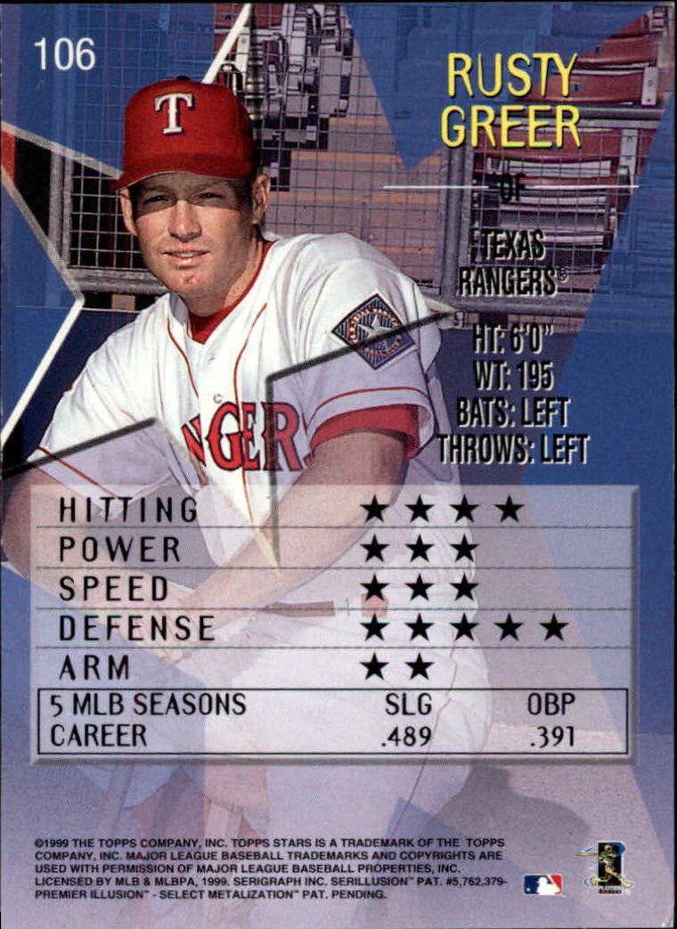 1999 Topps Stars Baseball - Picture 117 of 457