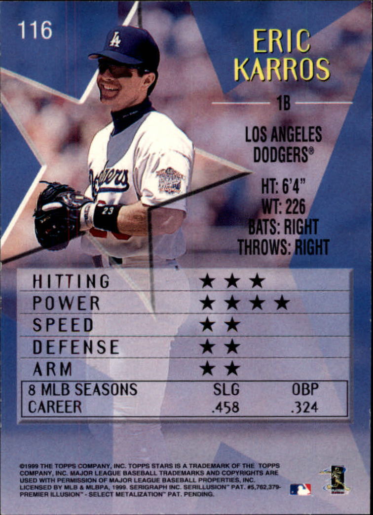 1999 Topps Stars Baseball - Picture 134 of 457