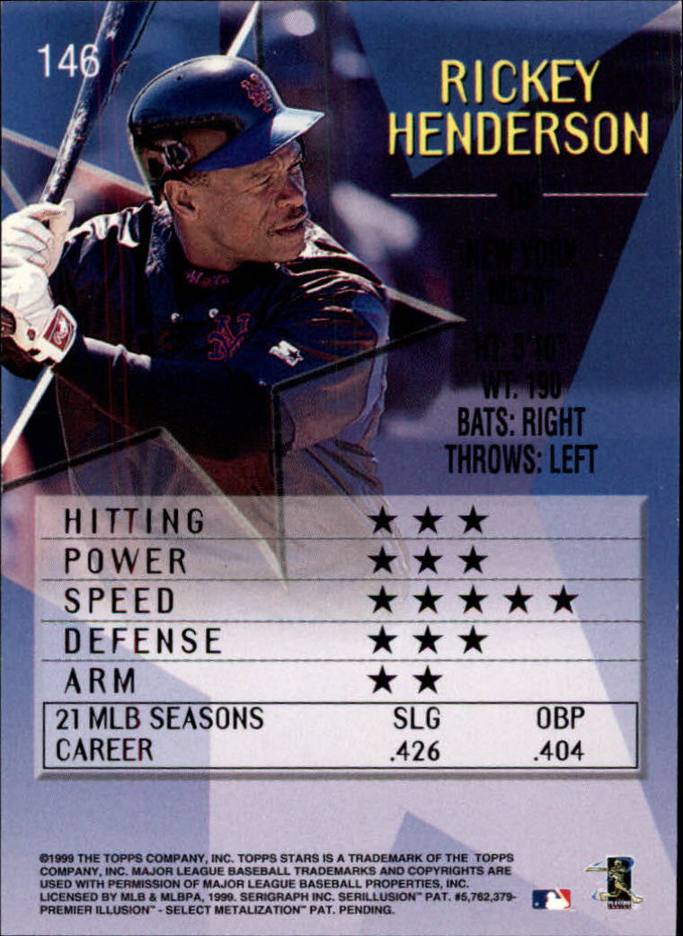1999 Topps Stars Baseball - Picture 172 of 457