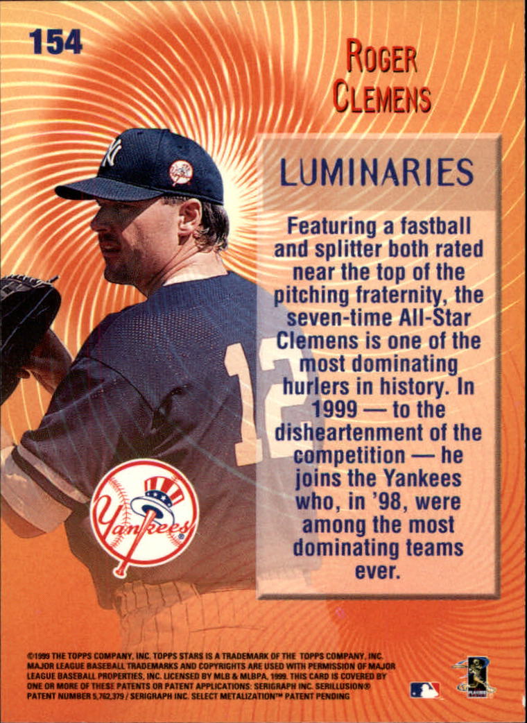 1999 Topps Stars Baseball - Picture 186 of 457