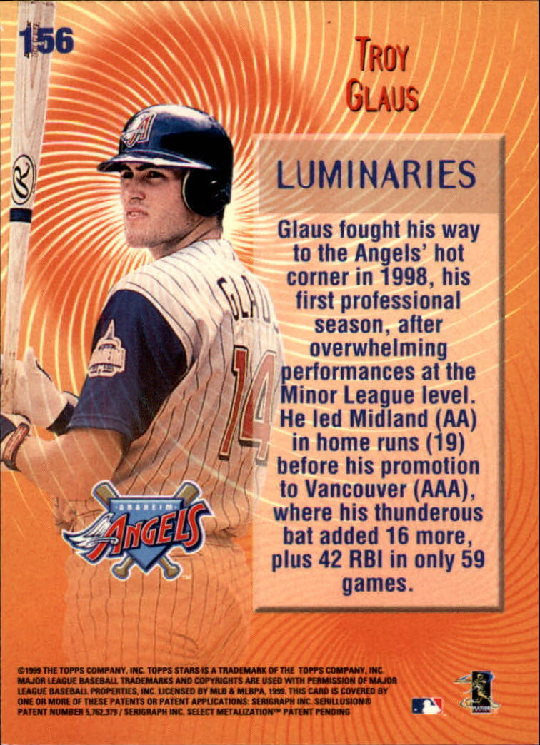 1999 Topps Stars Baseball - Picture 188 of 457