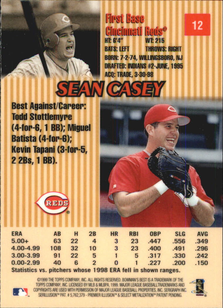 thumbnail 23  - 1999 Bowman&#039;s Best Baseball Card Pick