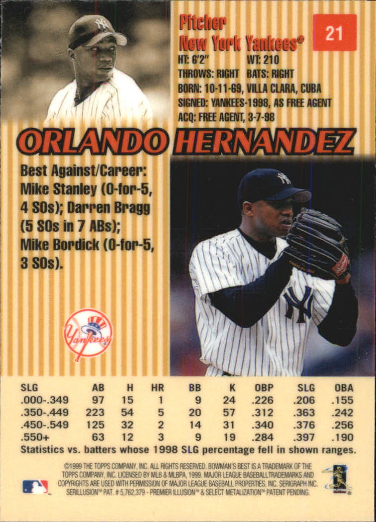 thumbnail 39  - 1999 Bowman&#039;s Best Baseball Card Pick