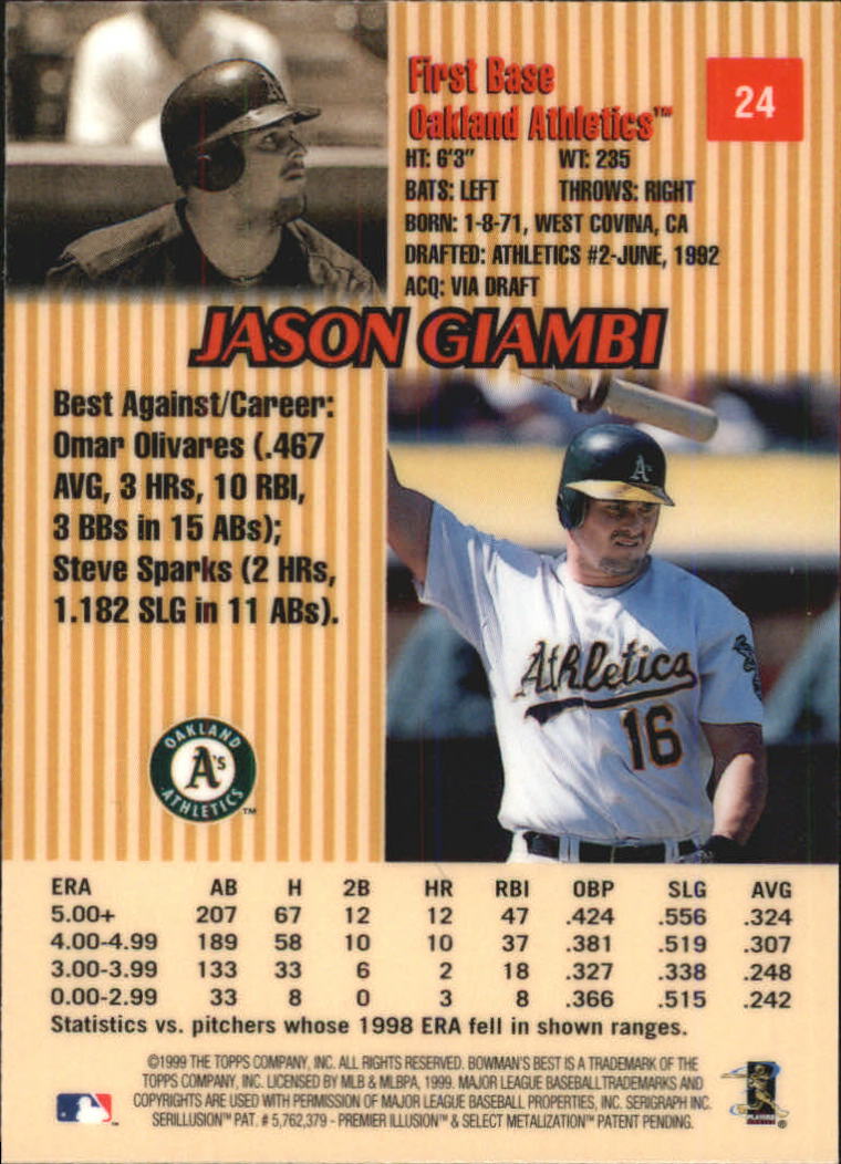 thumbnail 43  - 1999 Bowman&#039;s Best Baseball Card Pick