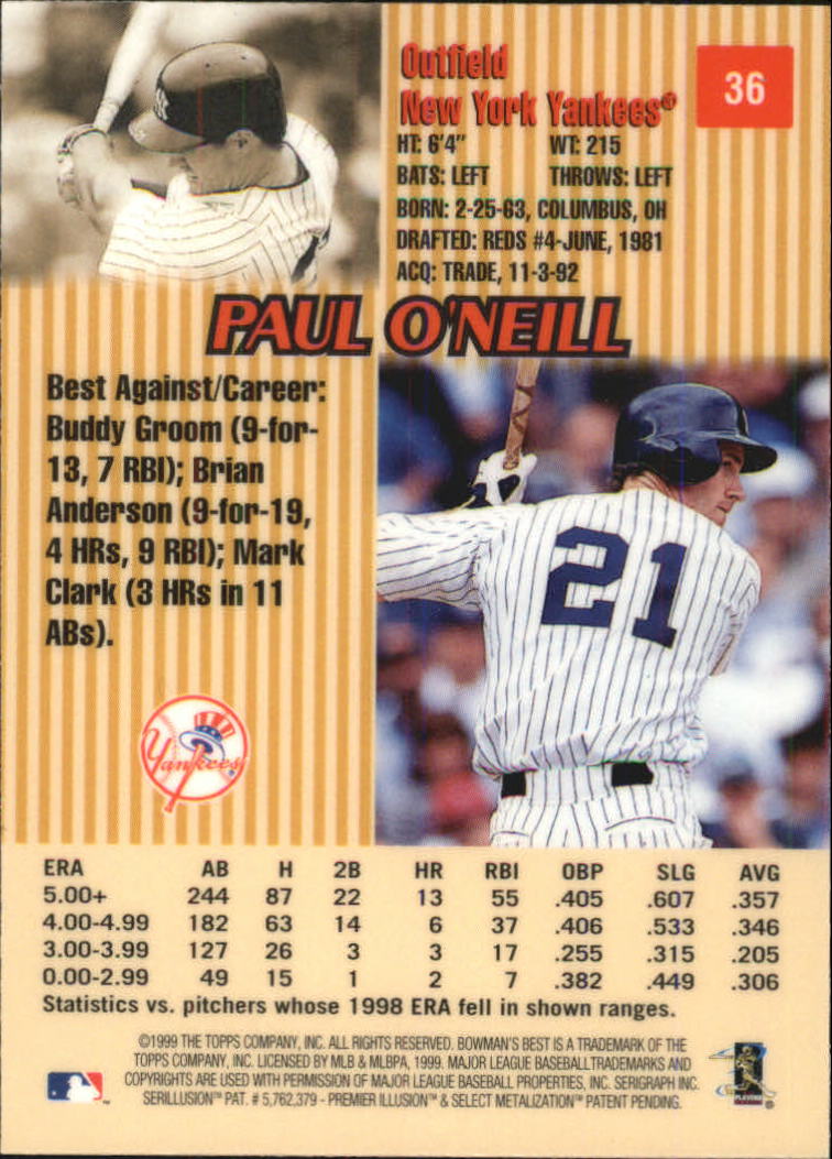 thumbnail 63  - 1999 Bowman&#039;s Best Baseball Card Pick