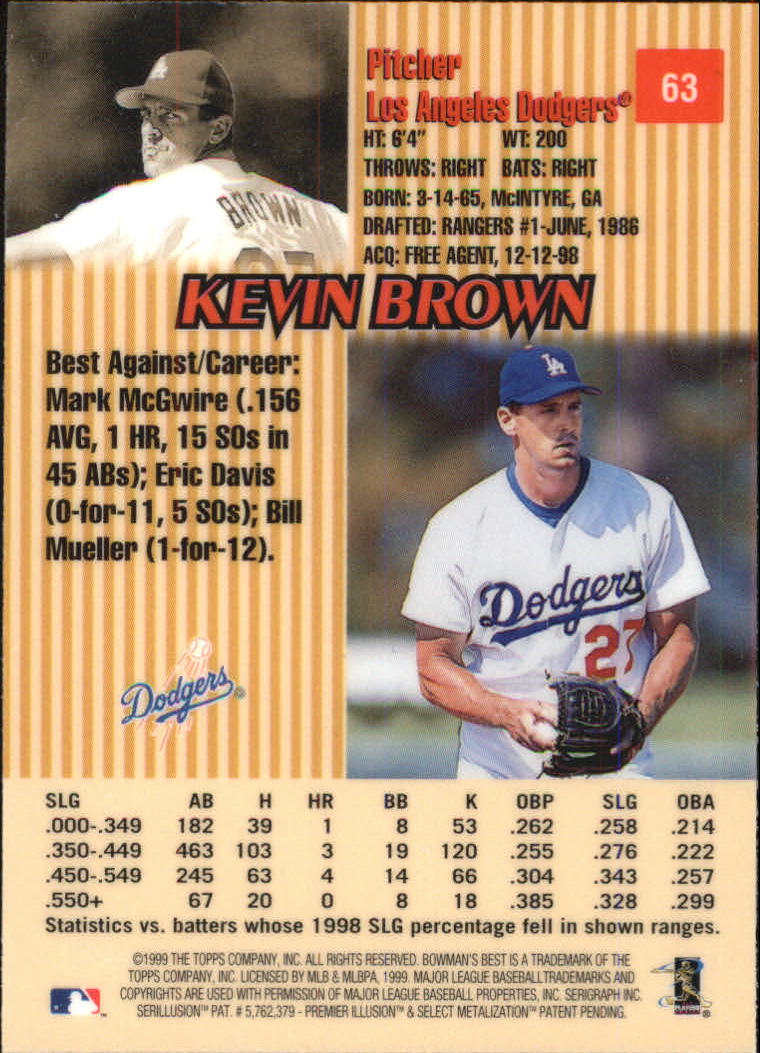 thumbnail 109  - 1999 Bowman&#039;s Best Baseball Card Pick