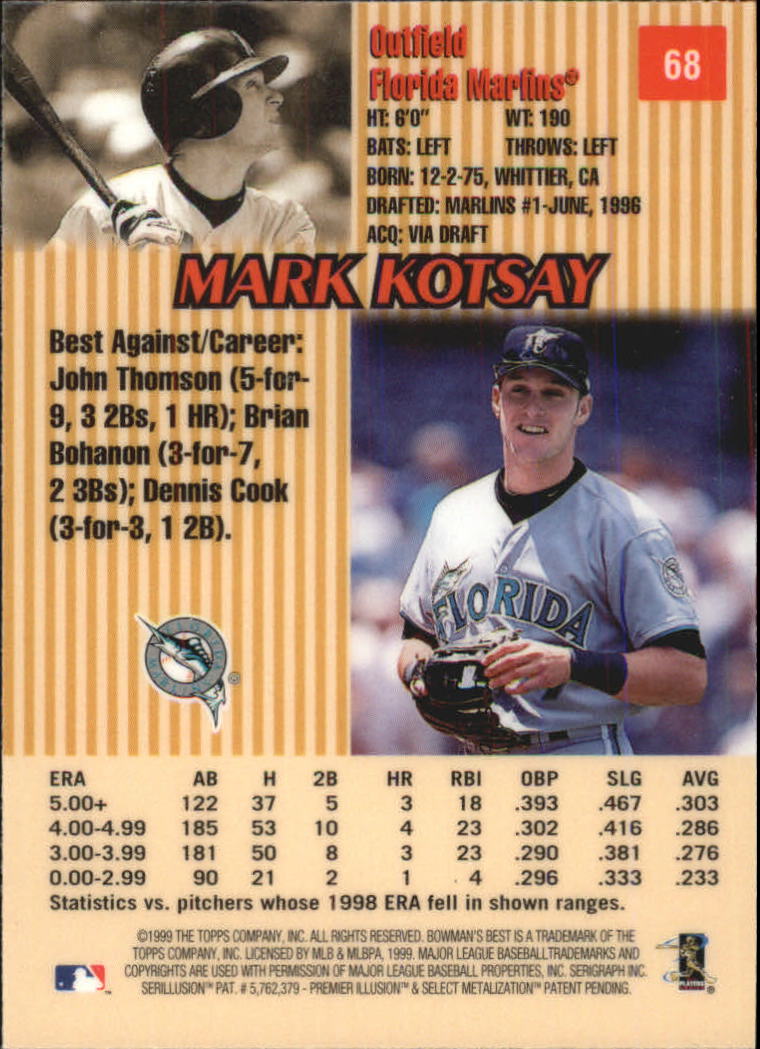 thumbnail 117  - 1999 Bowman&#039;s Best Baseball Card Pick