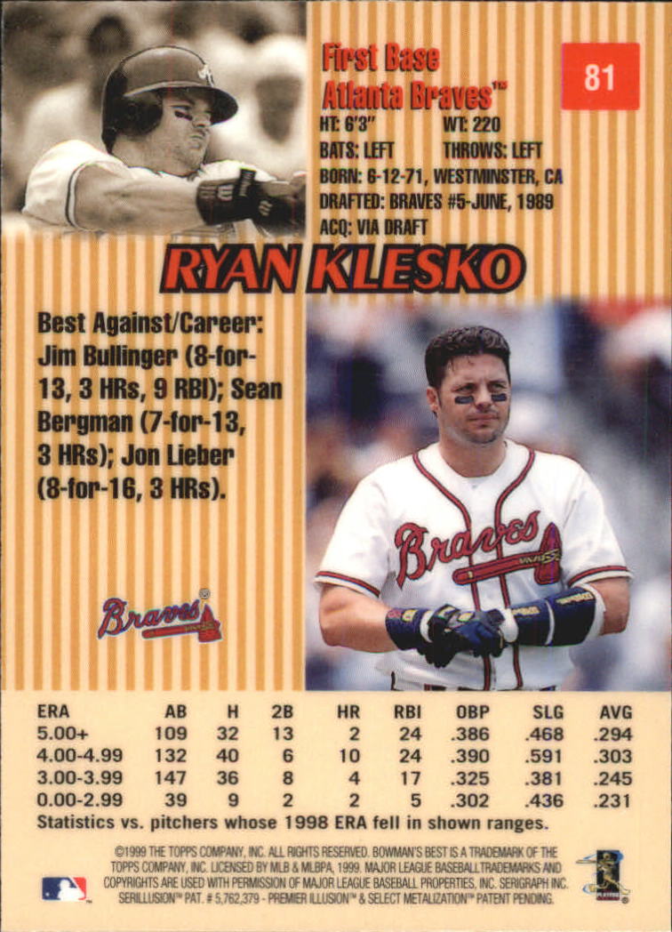 thumbnail 139  - 1999 Bowman&#039;s Best Baseball Card Pick