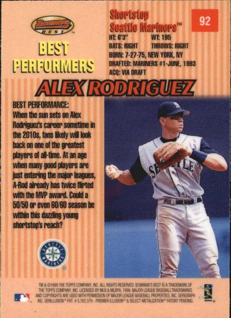 thumbnail 157  - 1999 Bowman&#039;s Best Baseball Card Pick