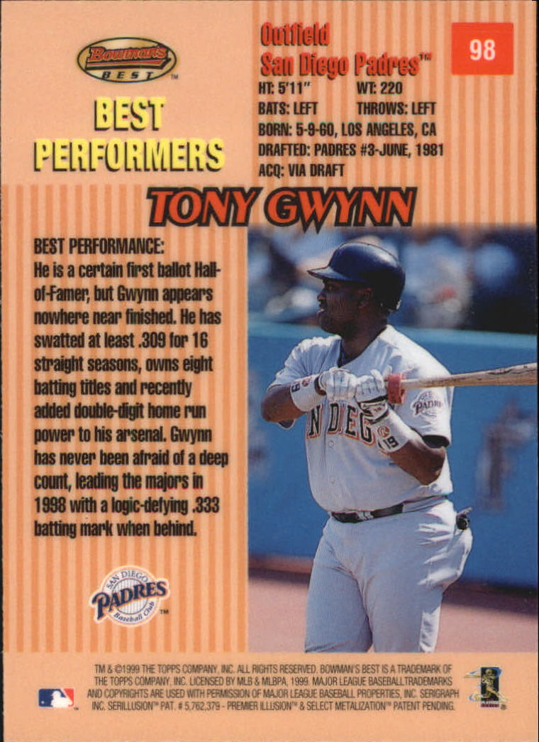 thumbnail 163  - 1999 Bowman&#039;s Best Baseball Card Pick