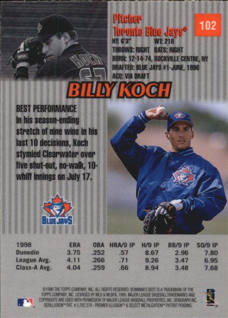 thumbnail 171  - 1999 Bowman&#039;s Best Baseball Card Pick