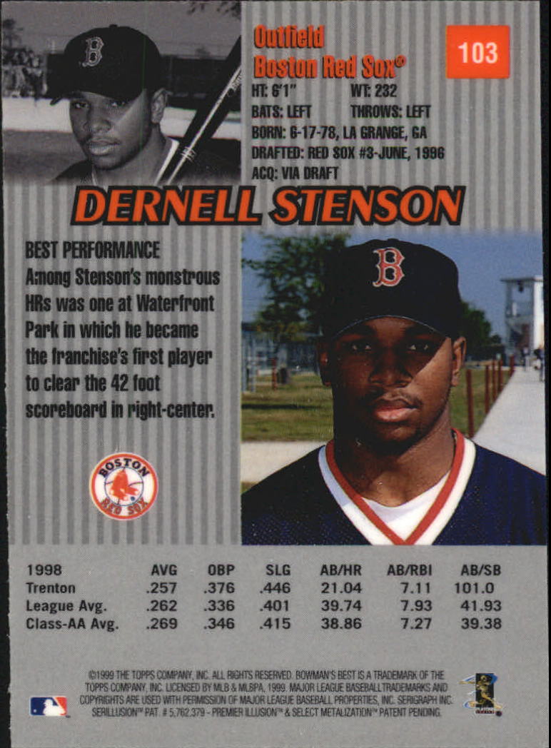 thumbnail 173  - 1999 Bowman&#039;s Best Baseball Card Pick