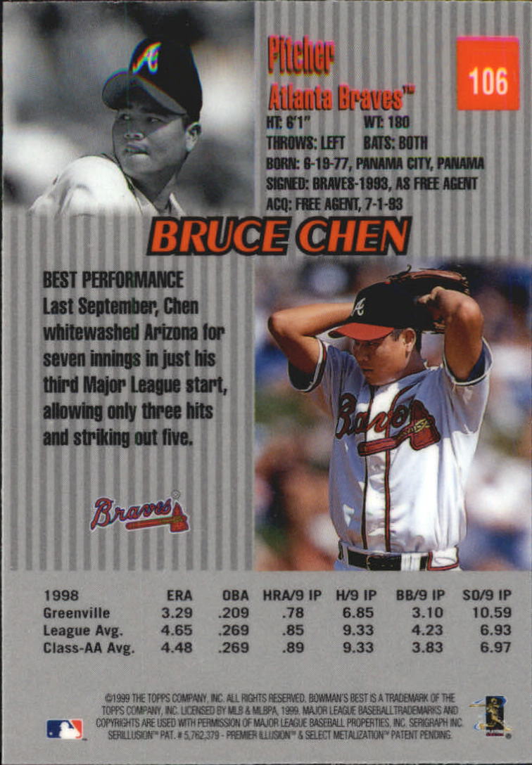 thumbnail 179  - 1999 Bowman&#039;s Best Baseball Card Pick