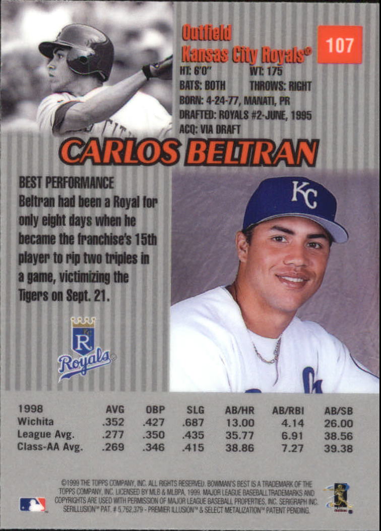 thumbnail 181  - 1999 Bowman&#039;s Best Baseball Card Pick
