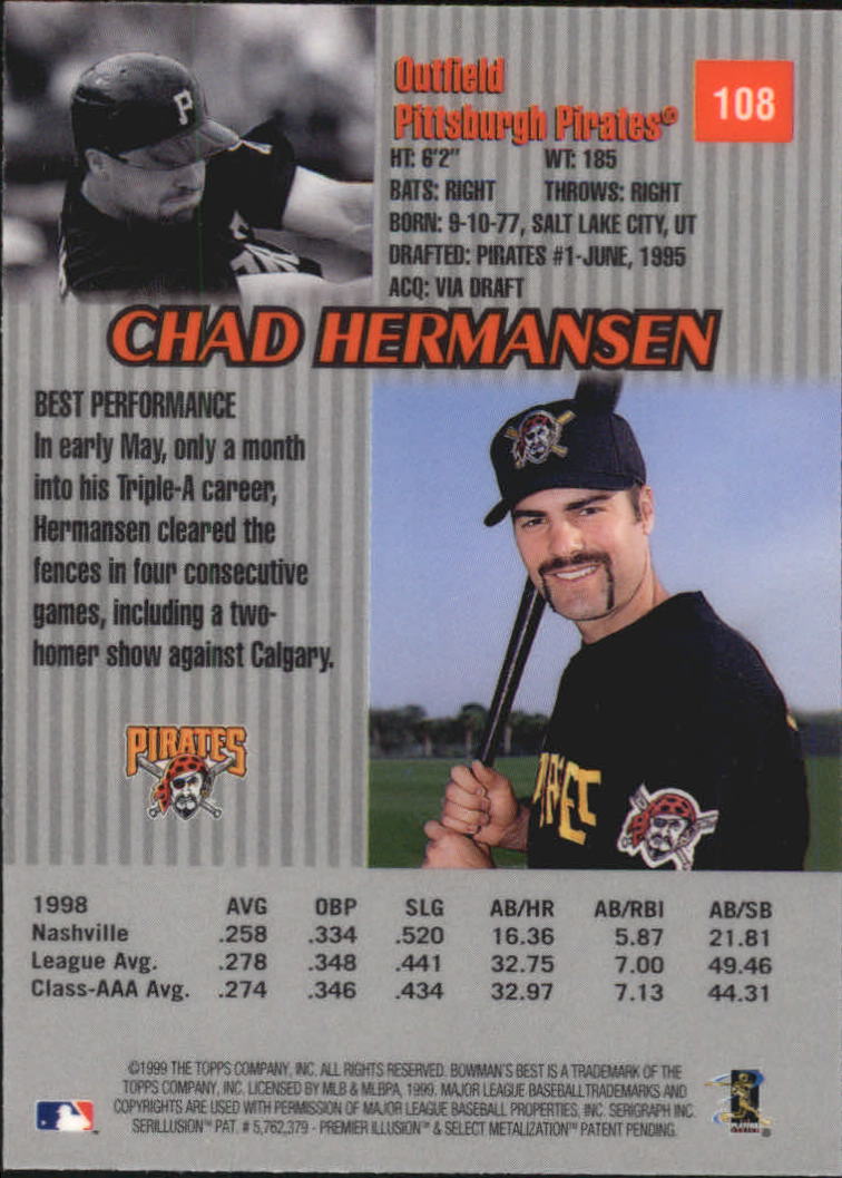 thumbnail 183  - 1999 Bowman&#039;s Best Baseball Card Pick