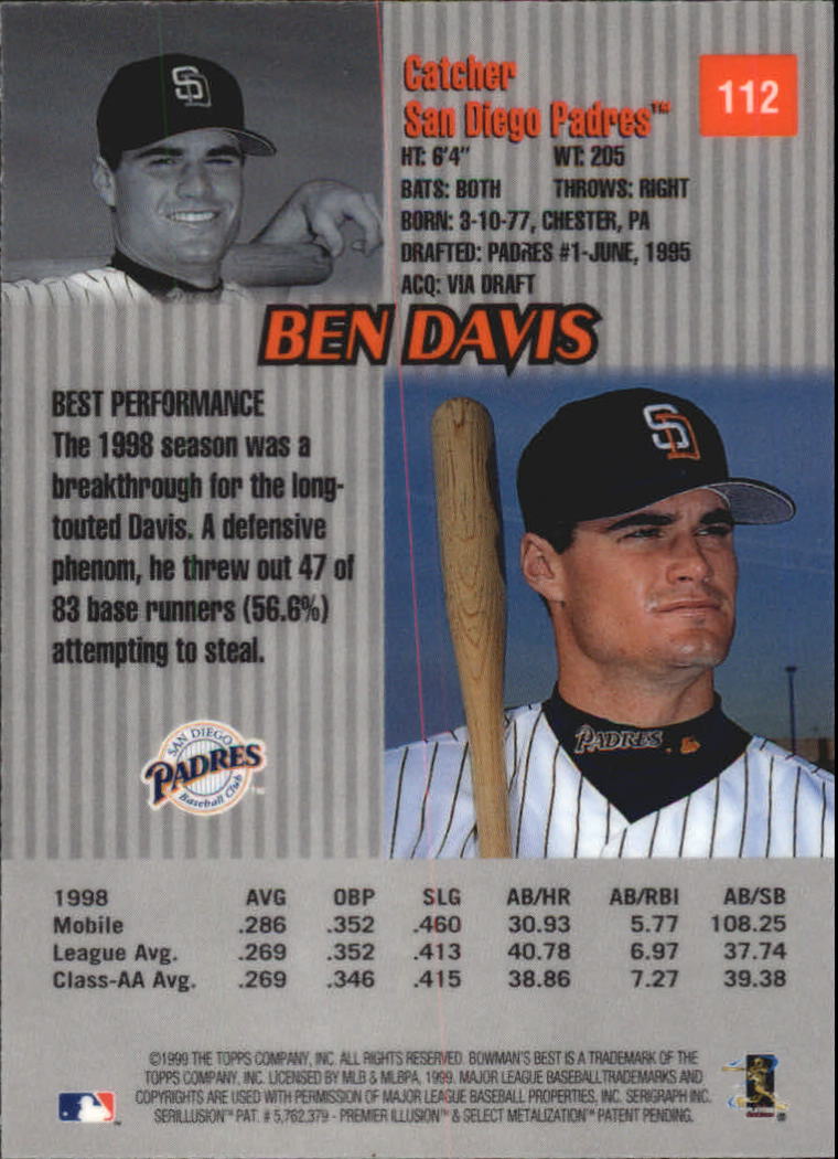 thumbnail 191  - 1999 Bowman&#039;s Best Baseball Card Pick