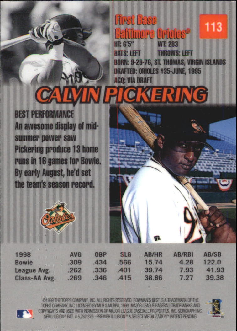 thumbnail 193  - 1999 Bowman&#039;s Best Baseball Card Pick