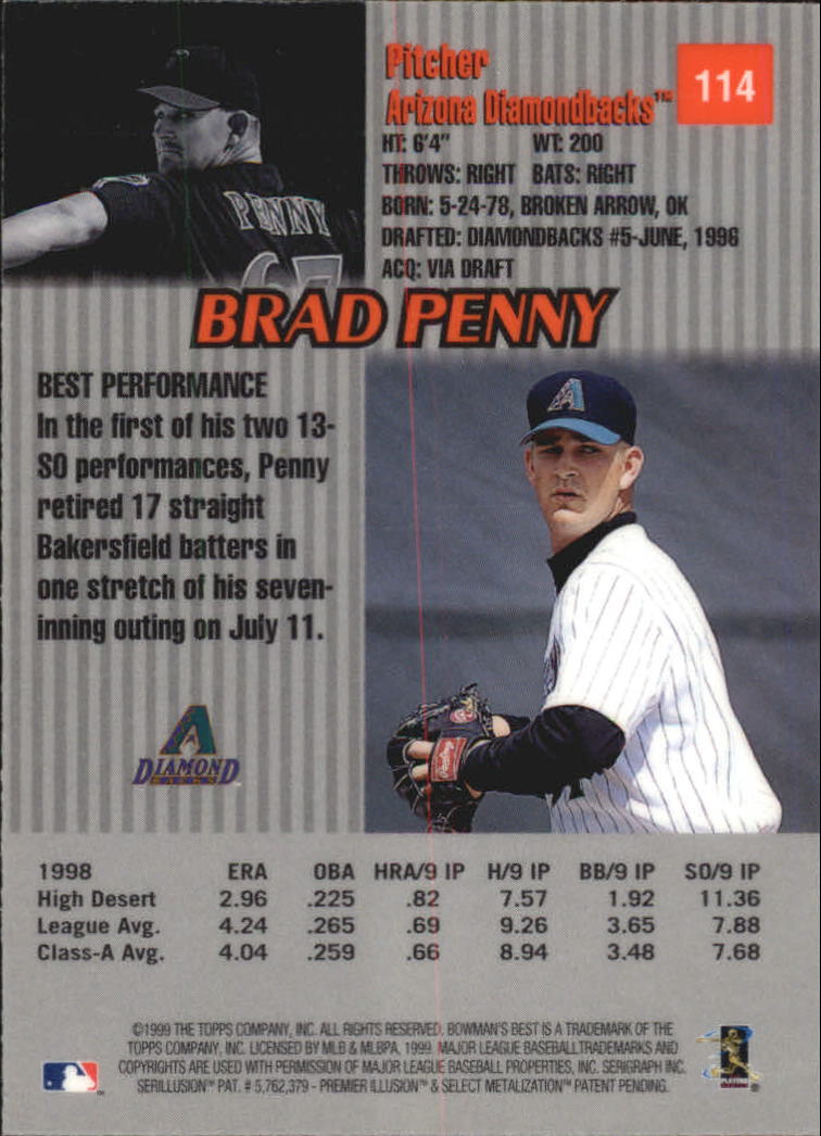 thumbnail 195  - 1999 Bowman&#039;s Best Baseball Card Pick