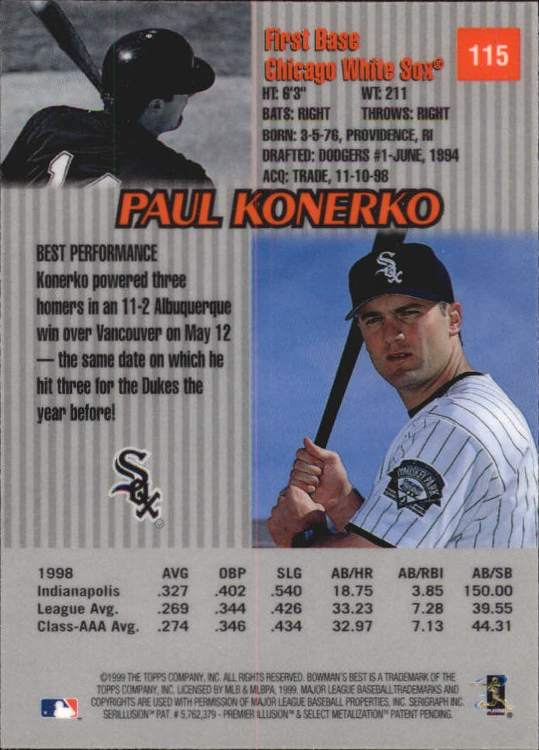 thumbnail 197  - 1999 Bowman&#039;s Best Baseball Card Pick